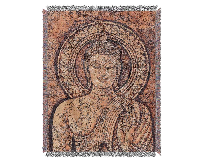 Buddha 7 Woven Blanket