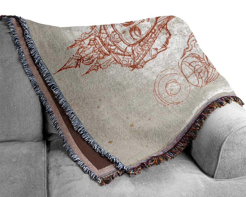 Hindu God Brahma Woven Blanket