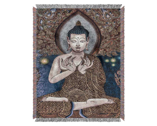 Buddha 31 Woven Blanket