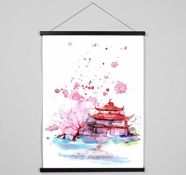 Chinese Watercolour Hanging Poster - Wallart-Direct UK