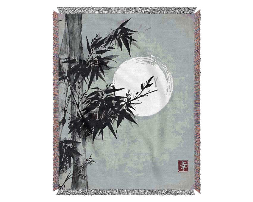 Chinese Bamboo 4 Woven Blanket