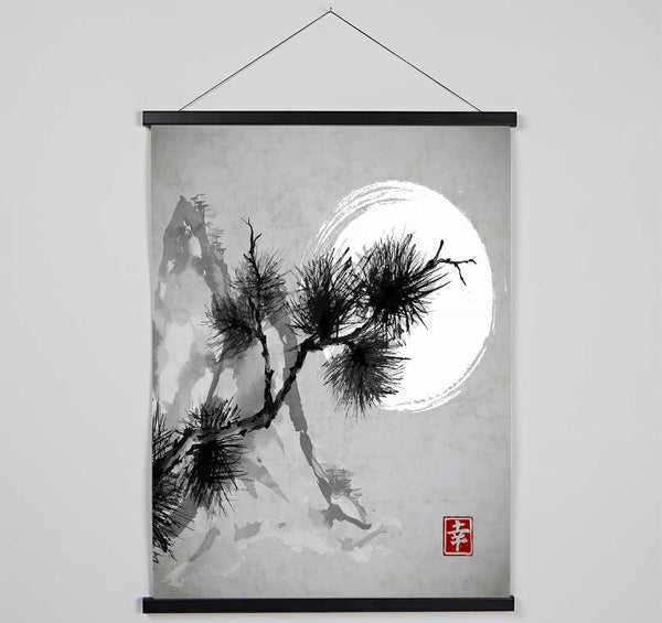 Japanese Sunset Tree Hanging Poster - Wallart-Direct UK