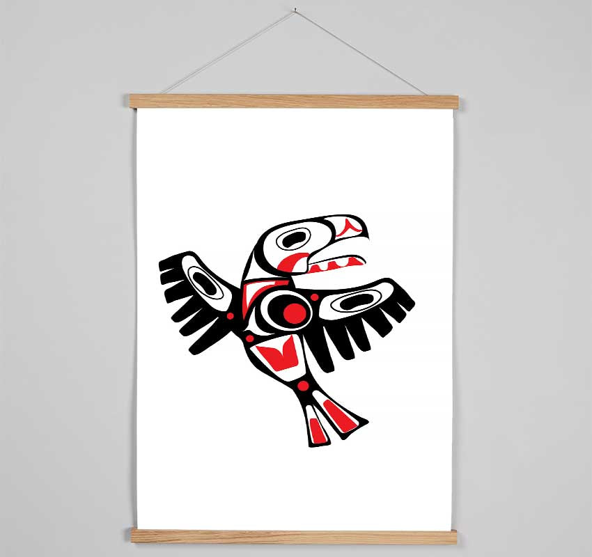 Mayan Bird Hanging Poster - Wallart-Direct UK