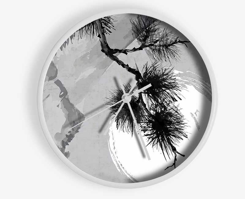 Japanese Tree In The Sun Clock - Wallart-Direct UK