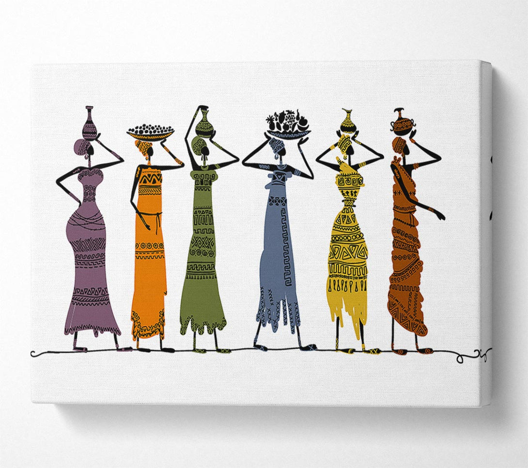 Picture of African Tribal Art 23 Canvas Print Wall Art