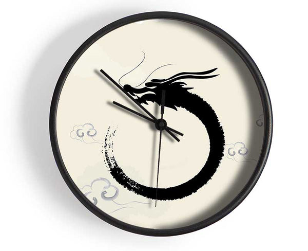 Chinese Dragon 2 Clock - Wallart-Direct UK