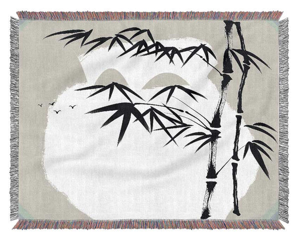 Chinese Bamboo 1 Woven Blanket