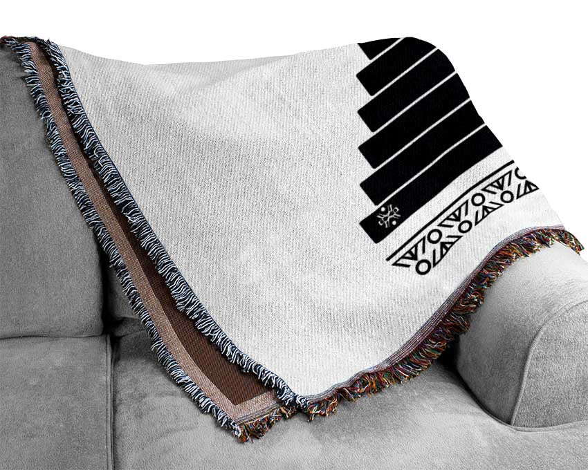 Mayan Temple Chichen Itza Woven Blanket