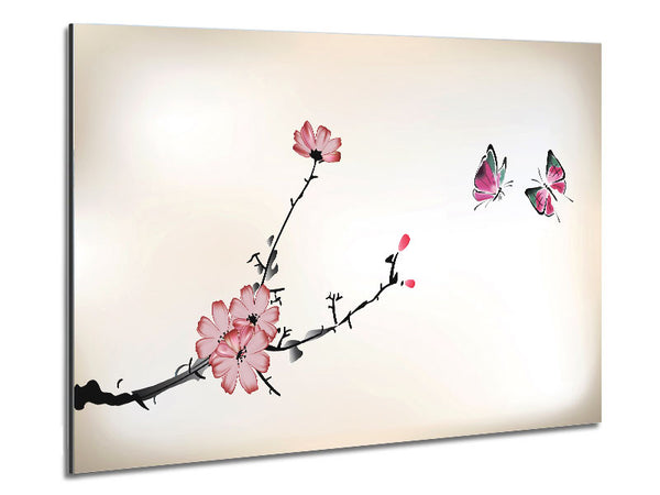 Chinese Cherry Blossom Butterflies