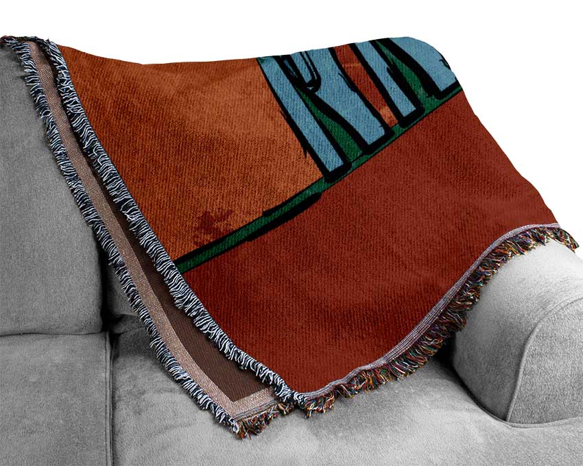 African Tribal Art 7 Woven Blanket