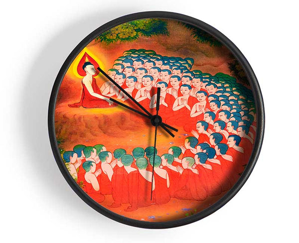 Buddha 20 Clock - Wallart-Direct UK