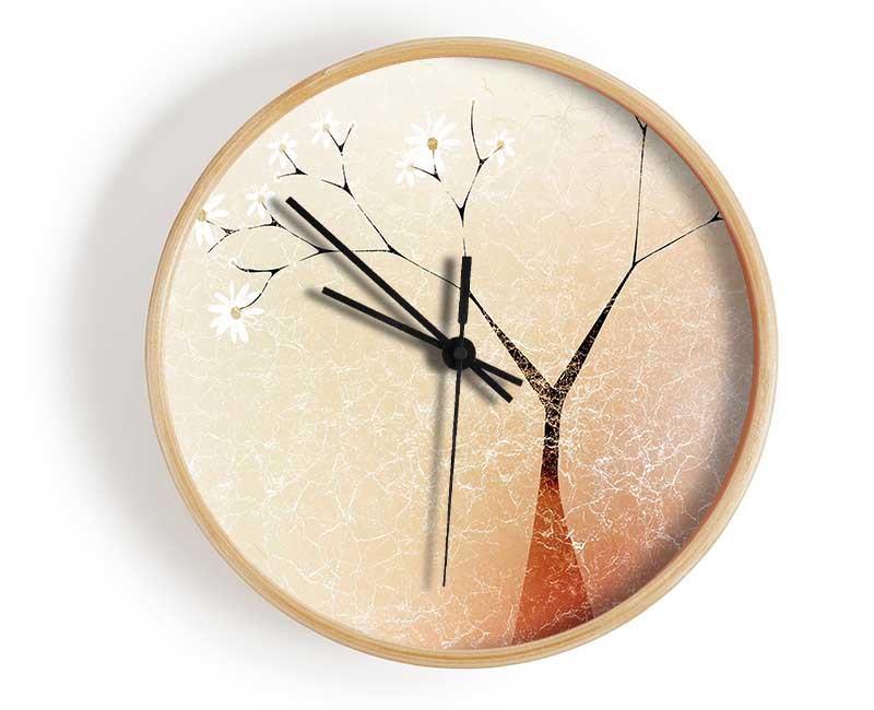 Apple Blossom Tree Clock - Wallart-Direct UK