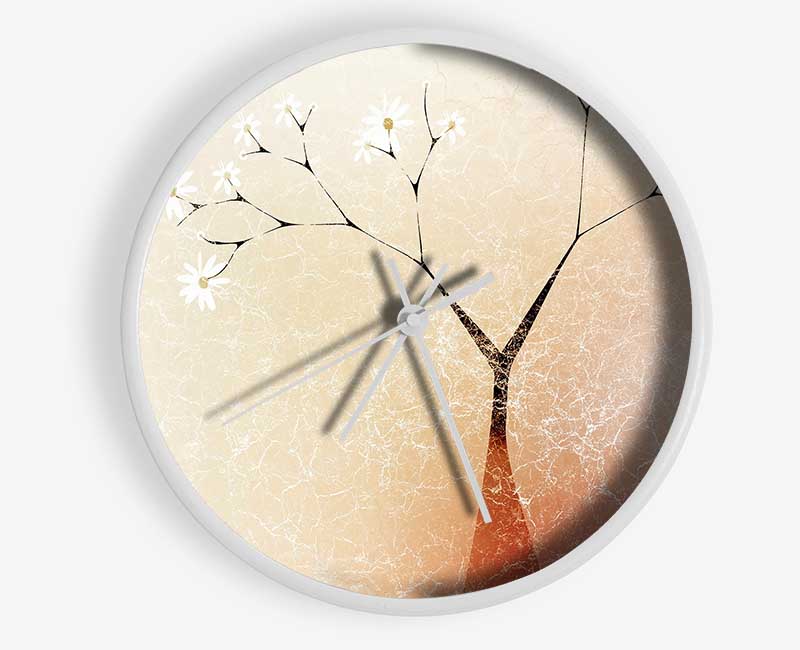 Apple Blossom Tree Clock - Wallart-Direct UK