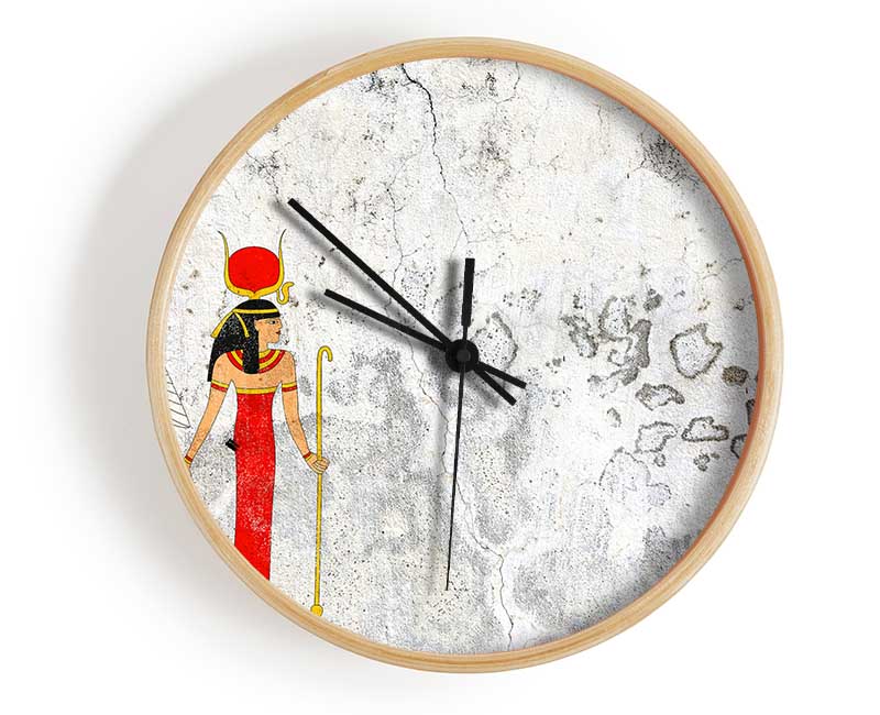 Egyptian King And Queen 1 Clock - Wallart-Direct UK