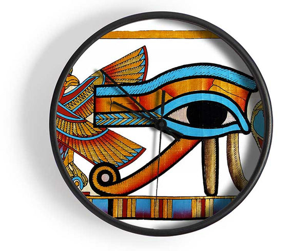 The Eye Of Horus Clock - Wallart-Direct UK