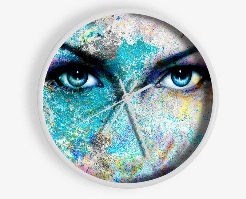 Eyes Of The World Clock - Wallart-Direct UK