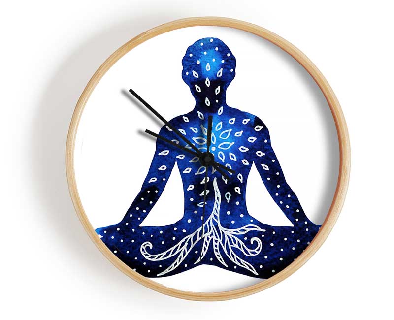 Meditation Root Of The Tree Clock - Wallart-Direct UK