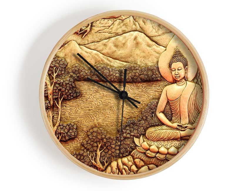 Buddha 18 Clock - Wallart-Direct UK