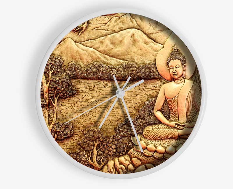 Buddha 18 Clock - Wallart-Direct UK