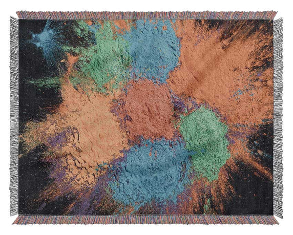 Chakra Powder Colours Woven Blanket