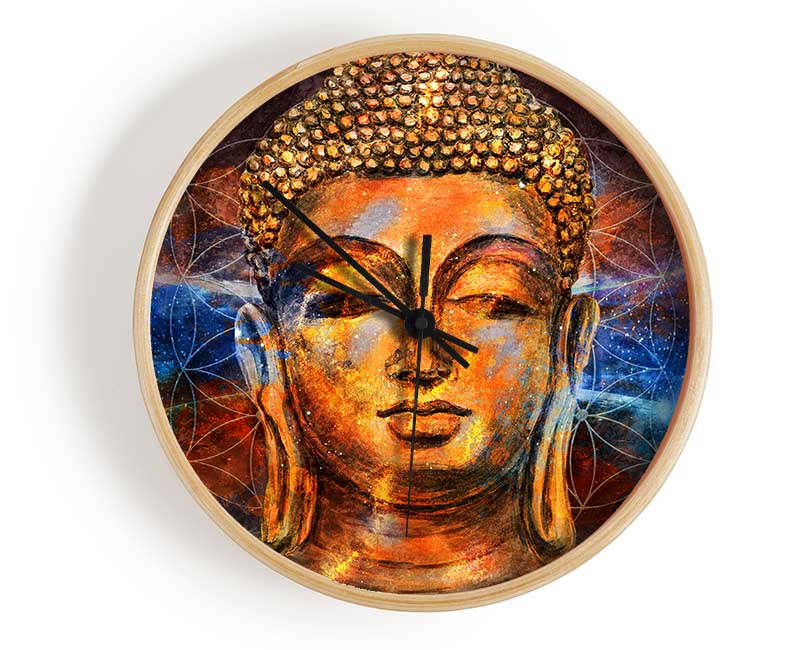 Buddha 17 Clock - Wallart-Direct UK