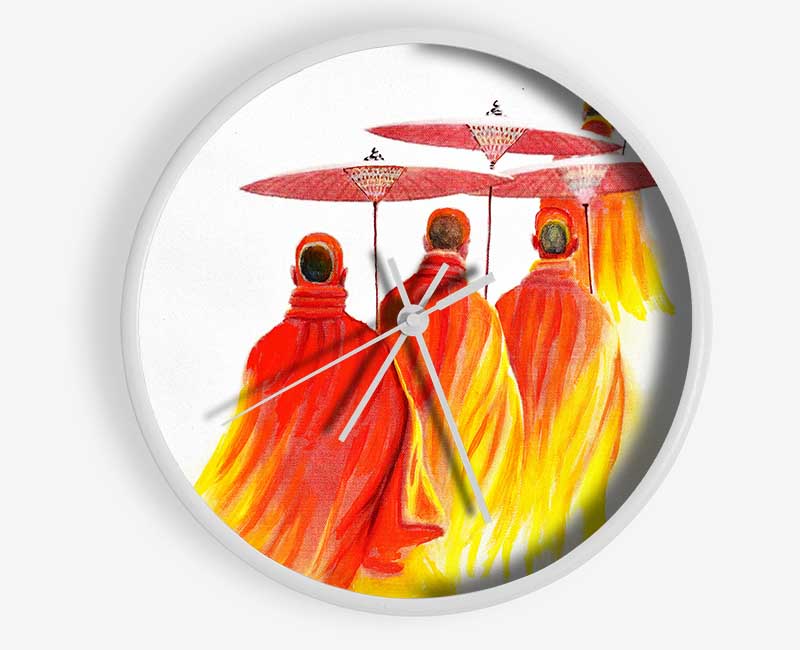 Buddhist monks Clock - Wallart-Direct UK