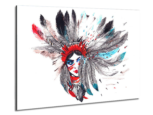 Red Indian Head Dress