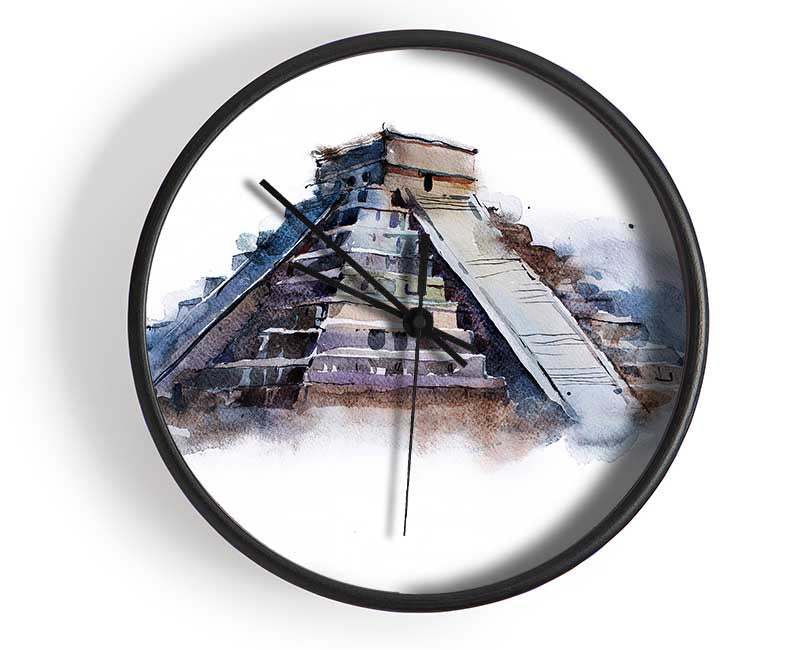 Egyptian Pyramids 3 Clock - Wallart-Direct UK