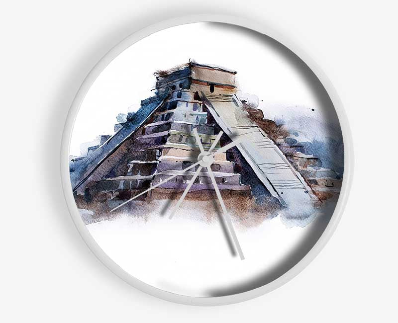 Egyptian Pyramids 3 Clock - Wallart-Direct UK