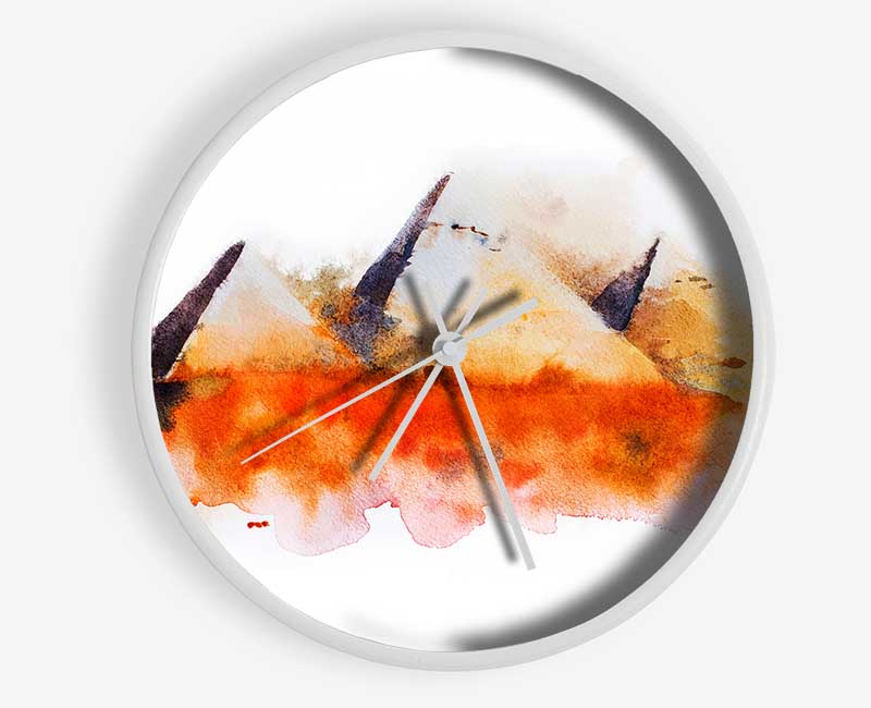 Egyptian Pyramids 2 Clock - Wallart-Direct UK