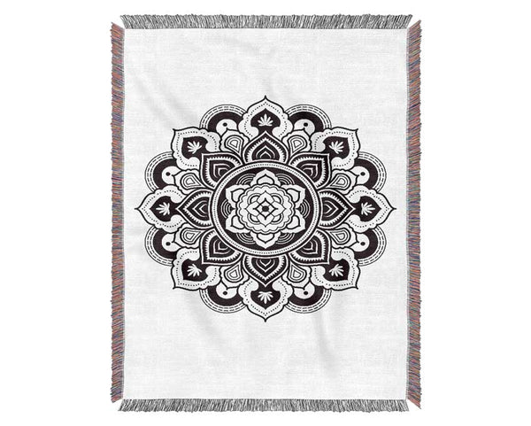 Mandala 2 Woven Blanket