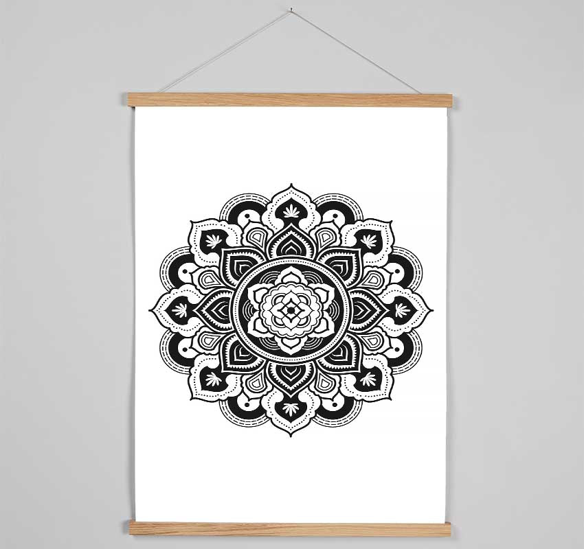 Mandala 2 Hanging Poster - Wallart-Direct UK