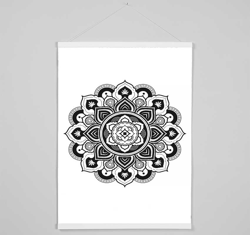 Mandala 2 Hanging Poster - Wallart-Direct UK