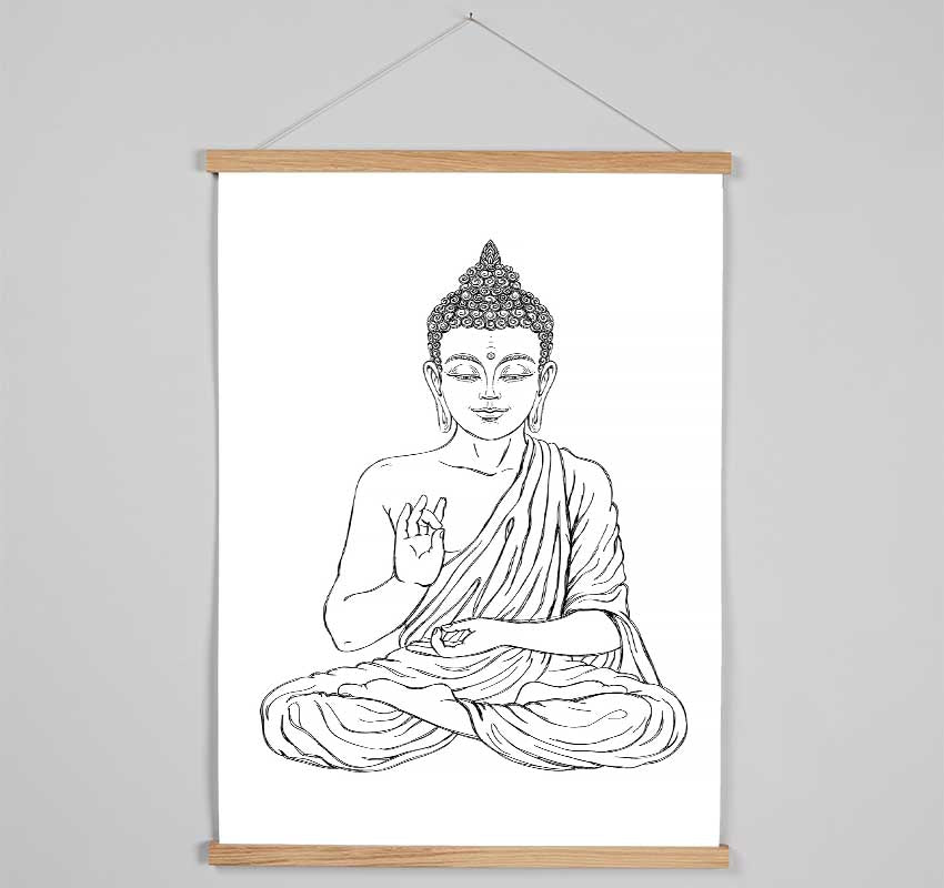 Buddha 12 Hanging Poster - Wallart-Direct UK