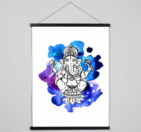 Hindu God Ganesha 5 Hanging Poster - Wallart-Direct UK