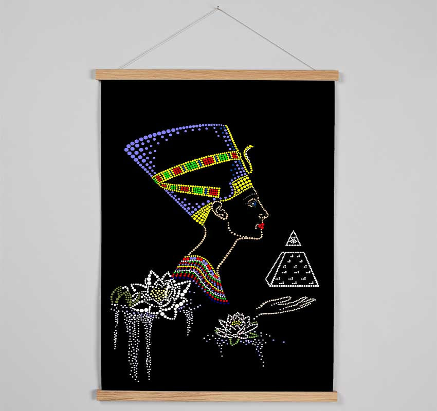 Egyptian Nefertiti Hanging Poster - Wallart-Direct UK