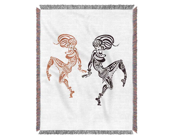 African Tribal Art 20 Woven Blanket