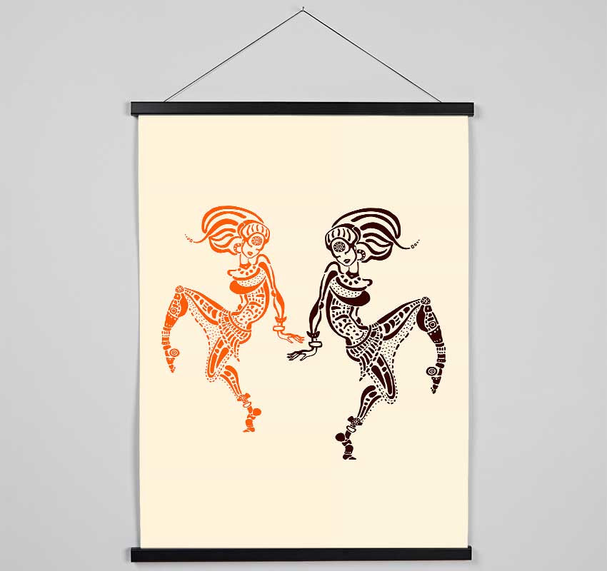 African Tribal Art 20 Hanging Poster - Wallart-Direct UK