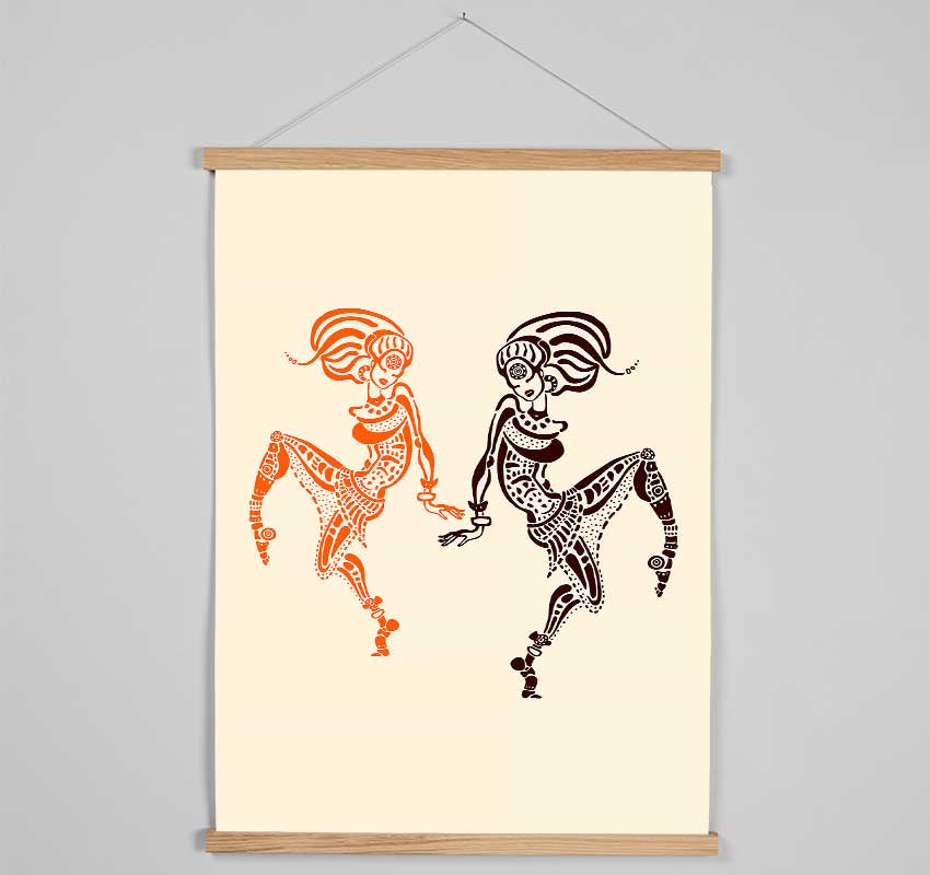 African Tribal Art 20 Hanging Poster - Wallart-Direct UK