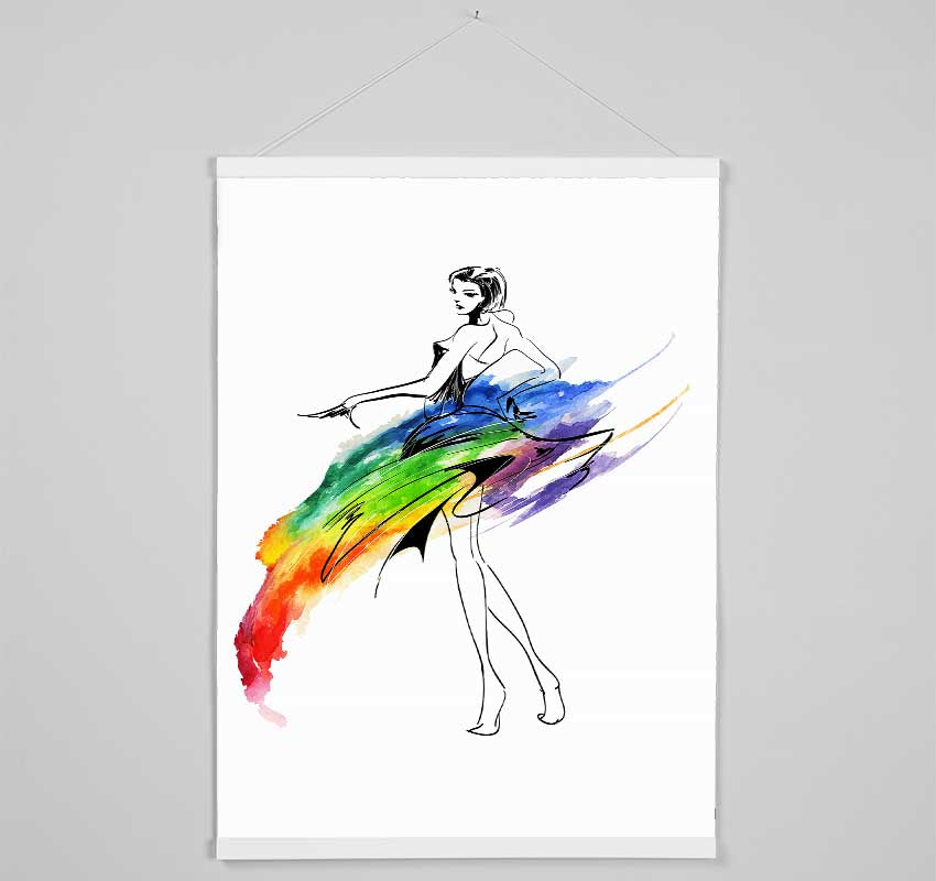 Designer Colour 1 Hanging Poster - Wallart-Direct UK