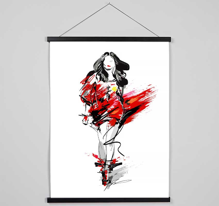 Runway Reds Hanging Poster - Wallart-Direct UK