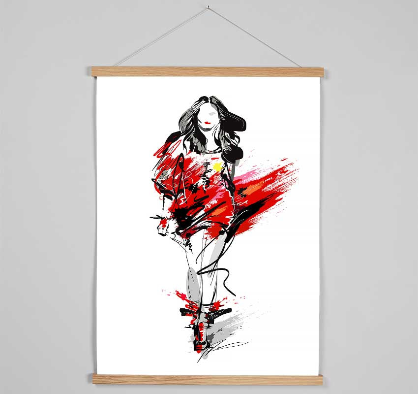 Runway Reds Hanging Poster - Wallart-Direct UK