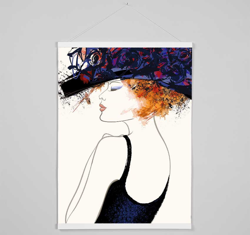 Hats Hats Hats Hanging Poster - Wallart-Direct UK