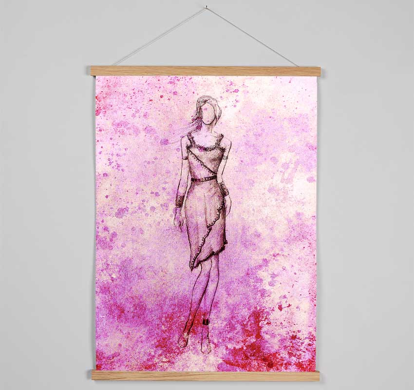 Pink Is In Hanging Poster - Wallart-Direct UK