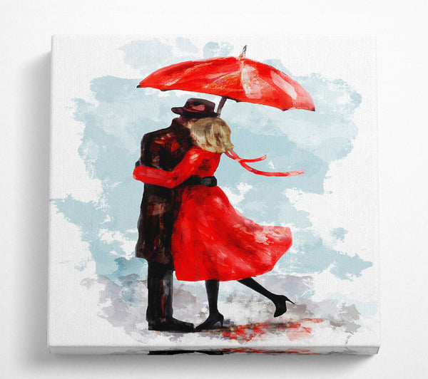 A Square Canvas Print Showing Love With Style Square Wall Art