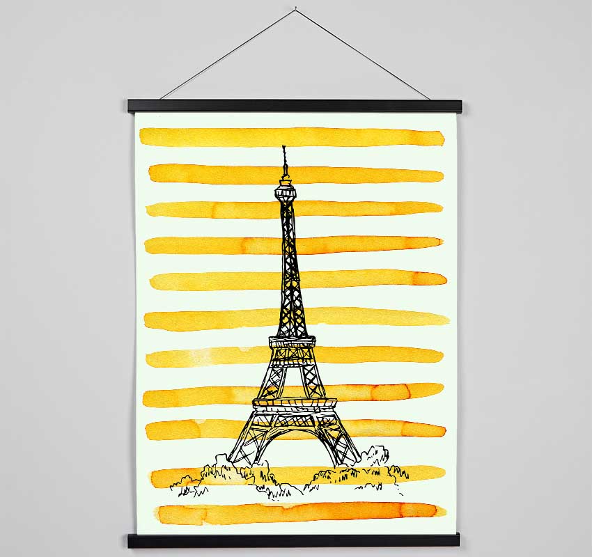 Paris The Capital Of Style Hanging Poster - Wallart-Direct UK