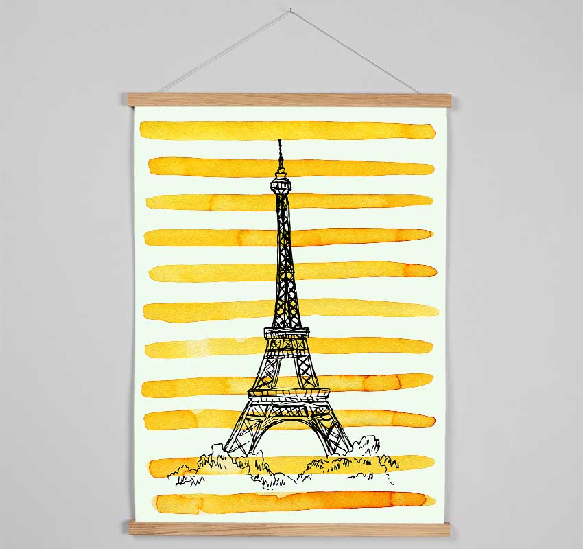 Paris The Capital Of Style Hanging Poster - Wallart-Direct UK