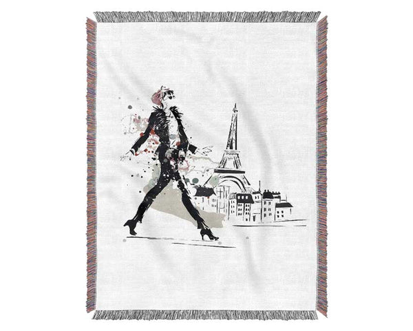 Paris Elegance Woven Blanket