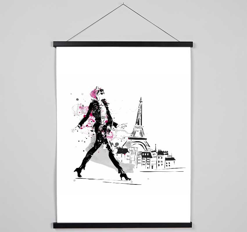 Paris Elegance Hanging Poster - Wallart-Direct UK