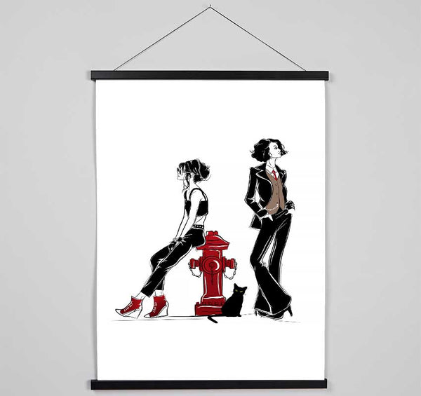 Funky Women Hanging Poster - Wallart-Direct UK